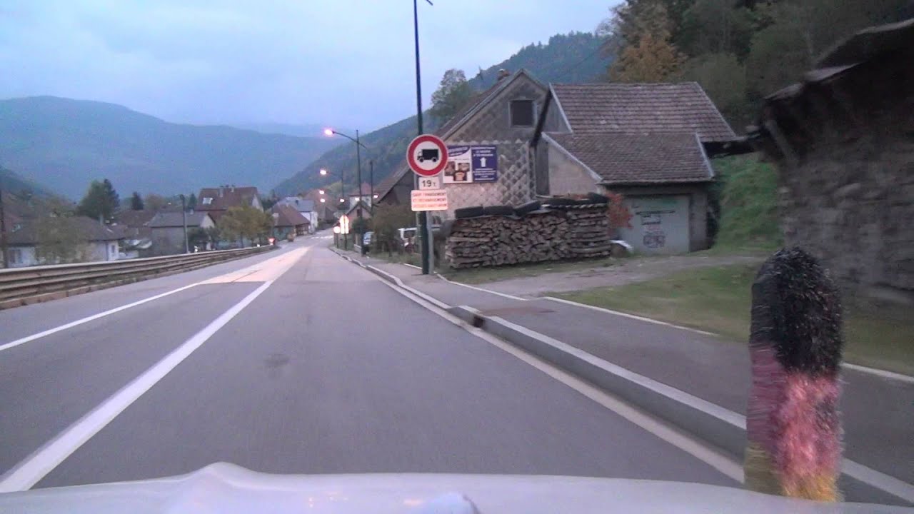 Urbès Fellering Husseren Wesserling Ranspach N66 Elsass France Frankreich 21.10.2015