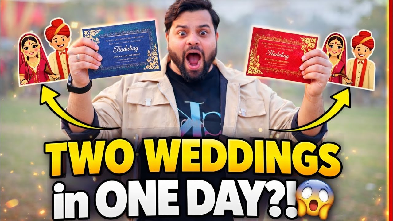 ||●गलती से एक ही दिन दो शादियाँ पड़ गईं!||● #viral #dailyvlog #vlog #reels #love #dailyvlogging 
