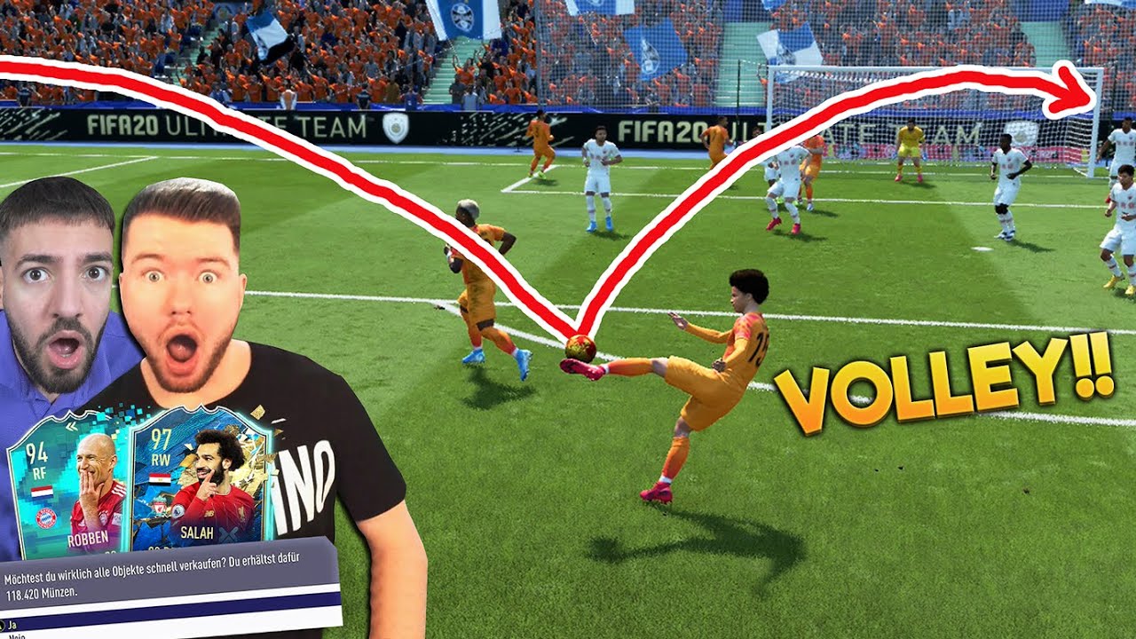 FIFA 20: ARJEN ROBBEN ECKBALL VOLLEY BATTLE 🔥🔥 PROOWNEZ vs WAKEZ