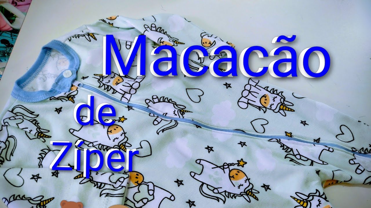 Como fazer um macacão 🦍 de zíper 🧸🐵