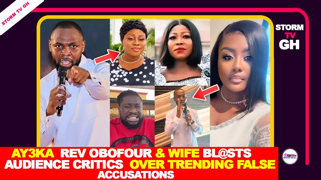Rev Obofour Replies Marriage To Maame Sika,Reacts To Beef Btwn His Wife & Baby Mama & Ai Bdae Pictur