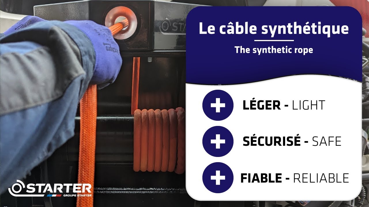 [STARTER] Pourquoi opter pour la technologie du câble synthétique ? Advantages of the synthetic rope