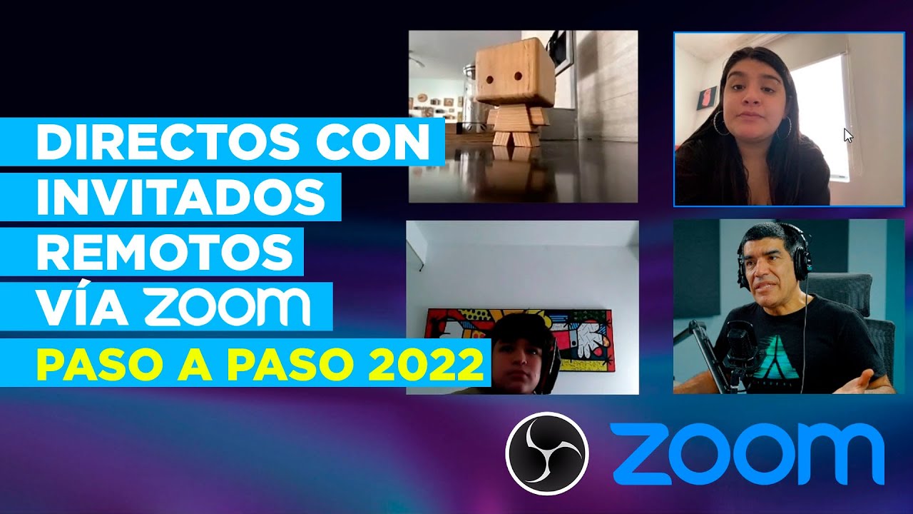 🔴 Cómo usar OBS y ZOOM para DIRECTOS con invitados remotos ► Guía 2022