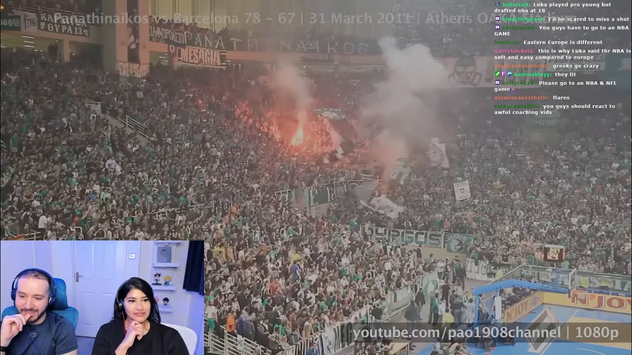 Reacting to Basketball Fans and Atmosphere USA vs Europe