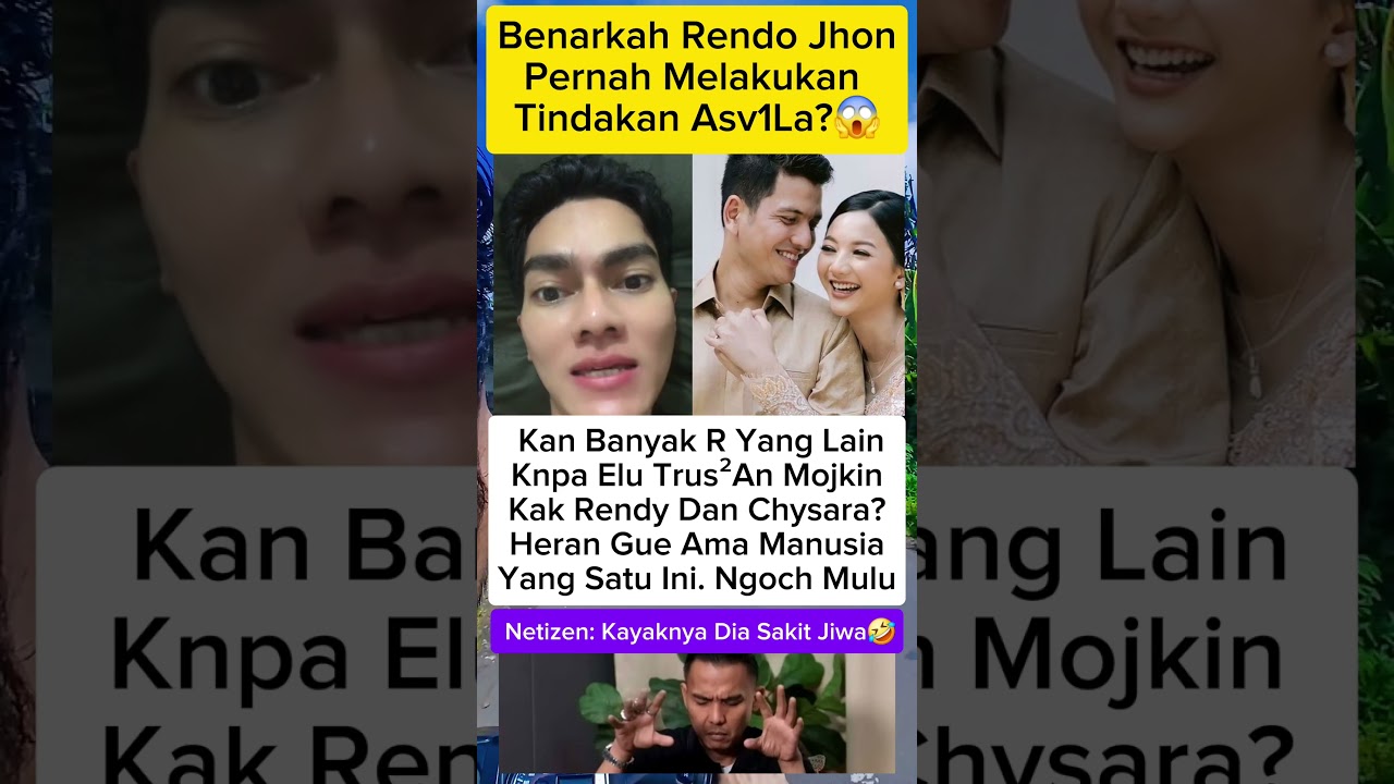 rendi jhon dan glenca chysara terbaru 