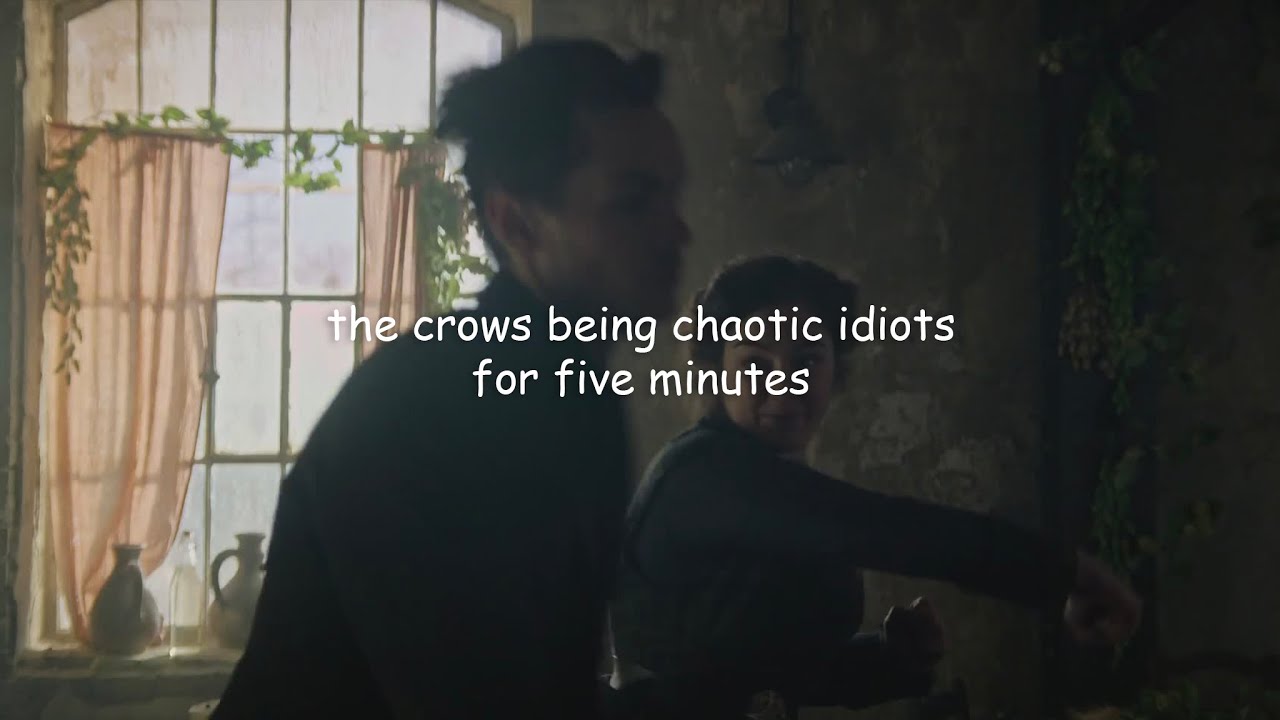 the crows being chaotic idiots for five minutes