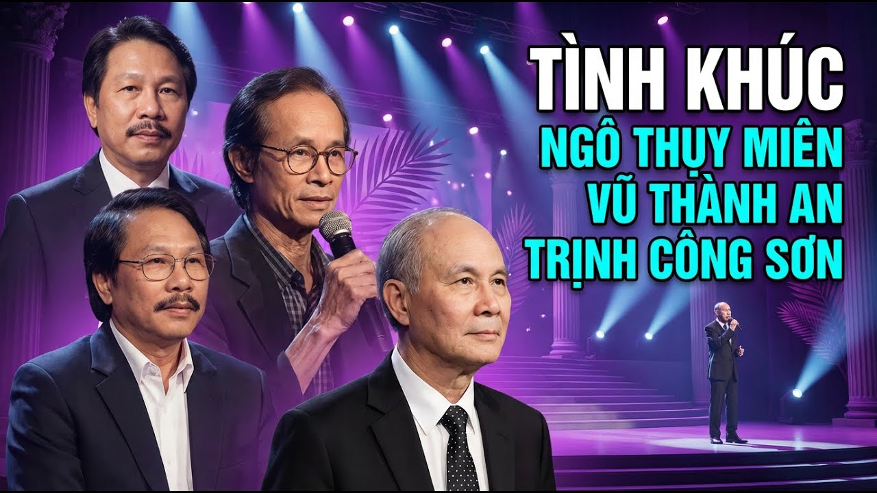 NGÔ THỤY MIÊN, TRỊNH CÔNG SƠN, VŨ THÀNH AN | BỘ TAM TÌNH KHÚC BẤT HỦ VƯỢT THỜI GIAN NGHE LÀ SAY ĐẮM