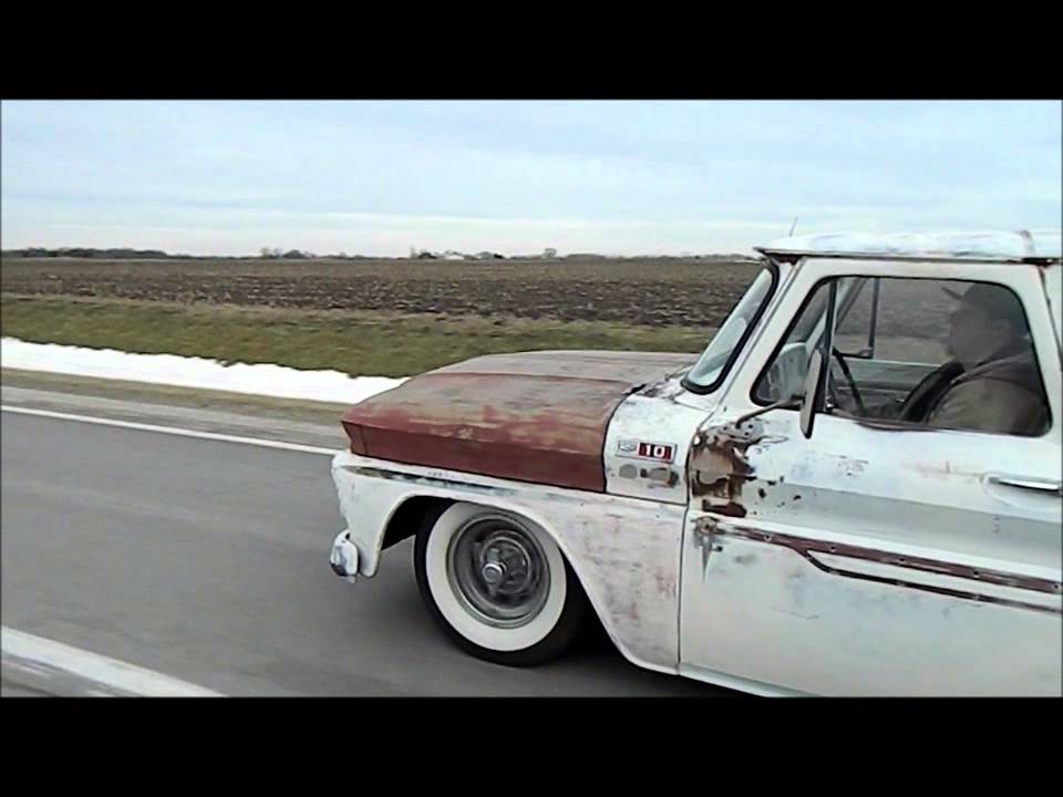 1965 Chevy C10 Bagged on Roadmaster Frame