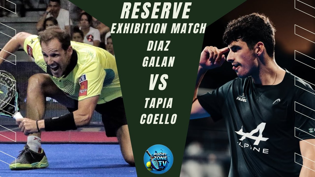 Diversión Pura En La Cancha de Pádel | Galan & Diaz Vs Tapia & Coello | Duelo de Exhibición |