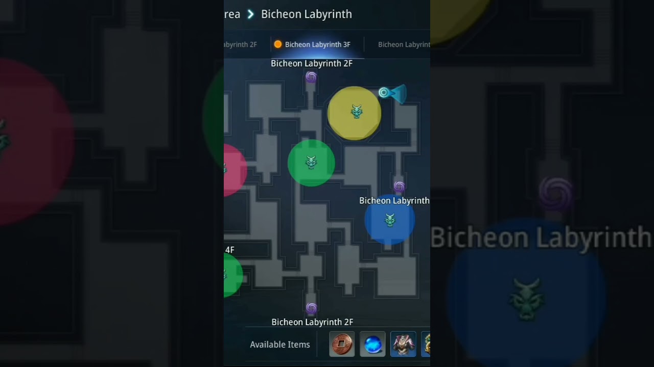 cara mencari lokasi untuk menambang di game Mir4 #shorts