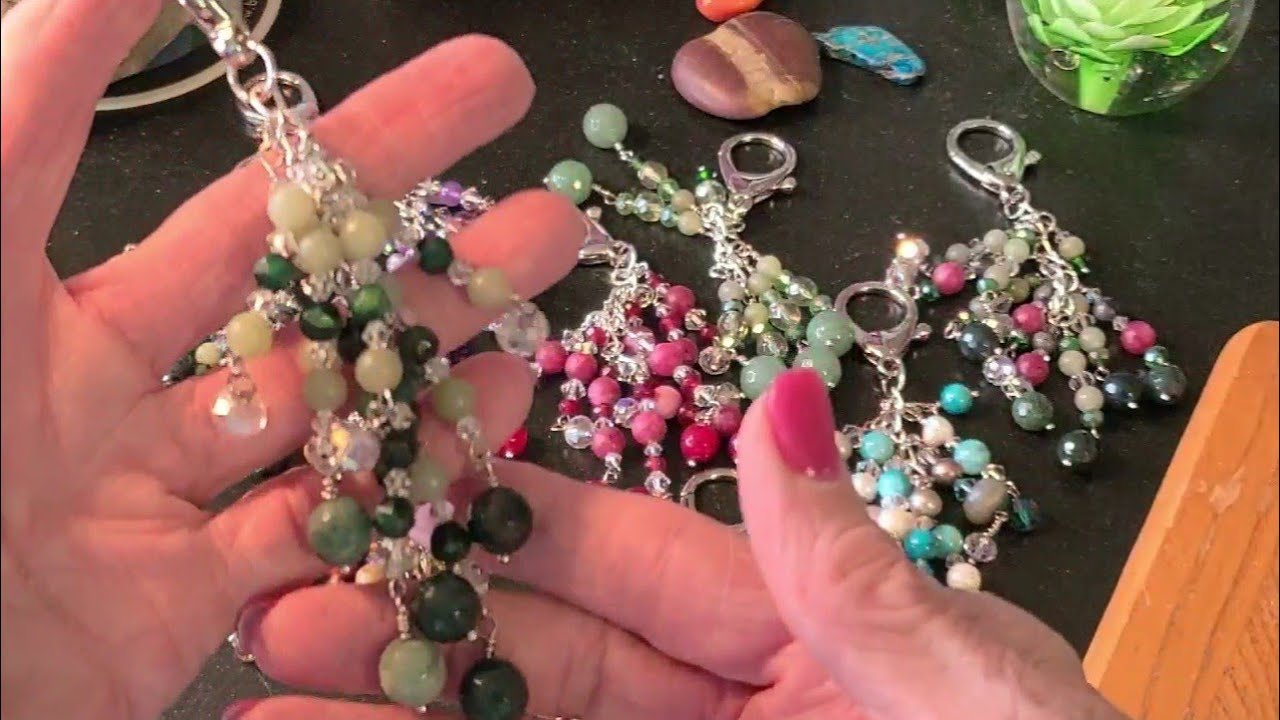 My Gemstone Purse Charms Available on Etsy!  Bead Box Bargains Unboxing!