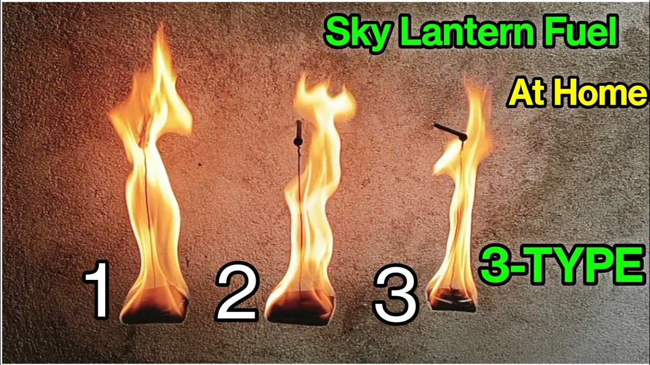 Homemade Sky Lantern Fuel🔥3-best method🔥😃 | how to make sky lantern fuel | sky lantern fuel making