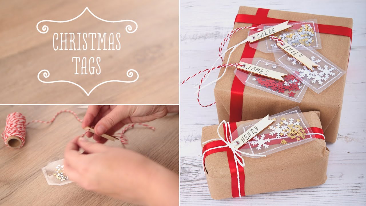 How to Make Shakeable Christmas Gift Tags | Craft Techniques