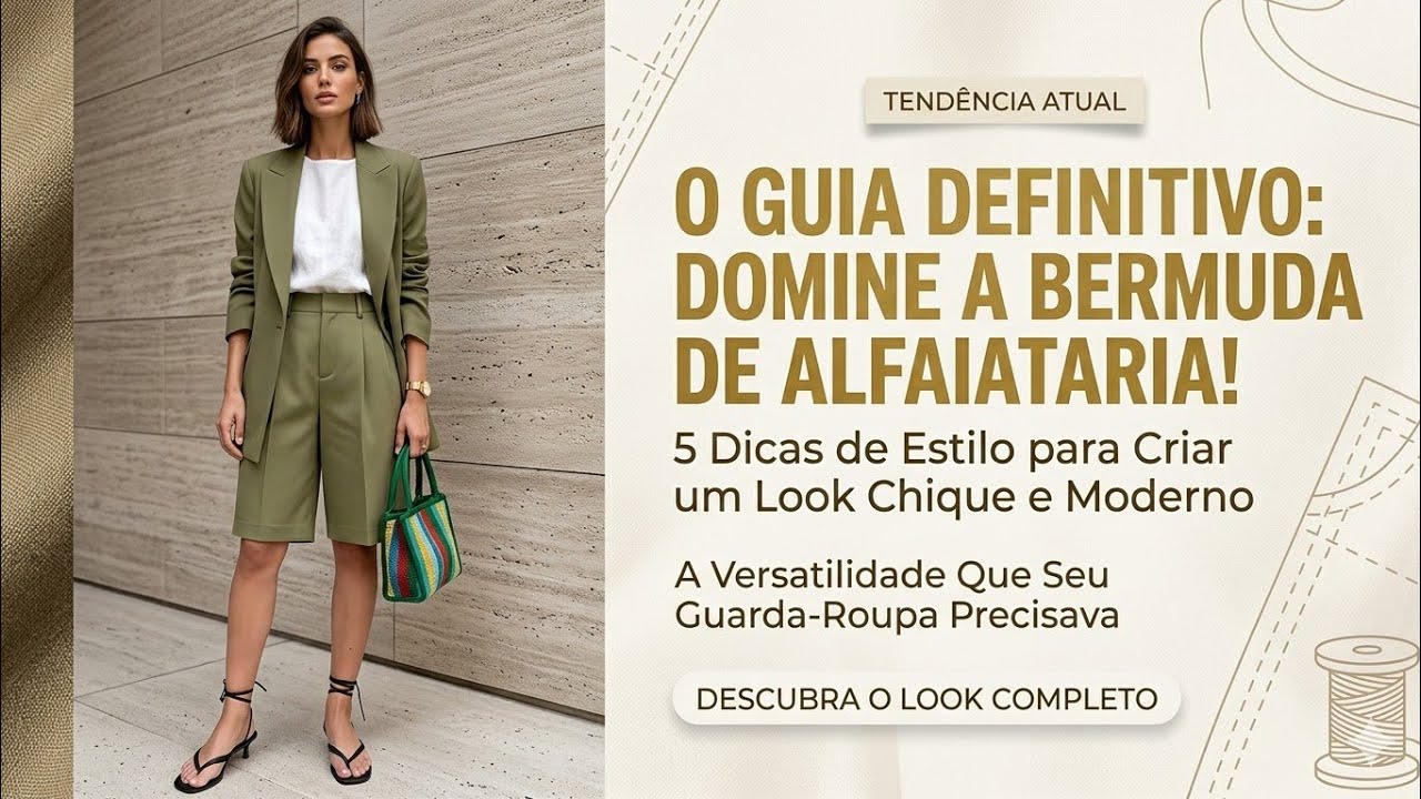 ✅️  DIY Como fazer  Bermuda Alfaiataria_Costura fácil passo a passo para iniciantes Gisleide Novelo