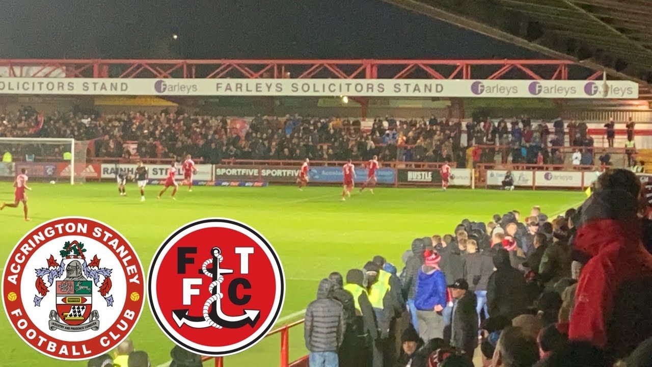 WHEN WILL IT END?! ACCRINGTON STANLEY VS FLEETWOOD VLOG