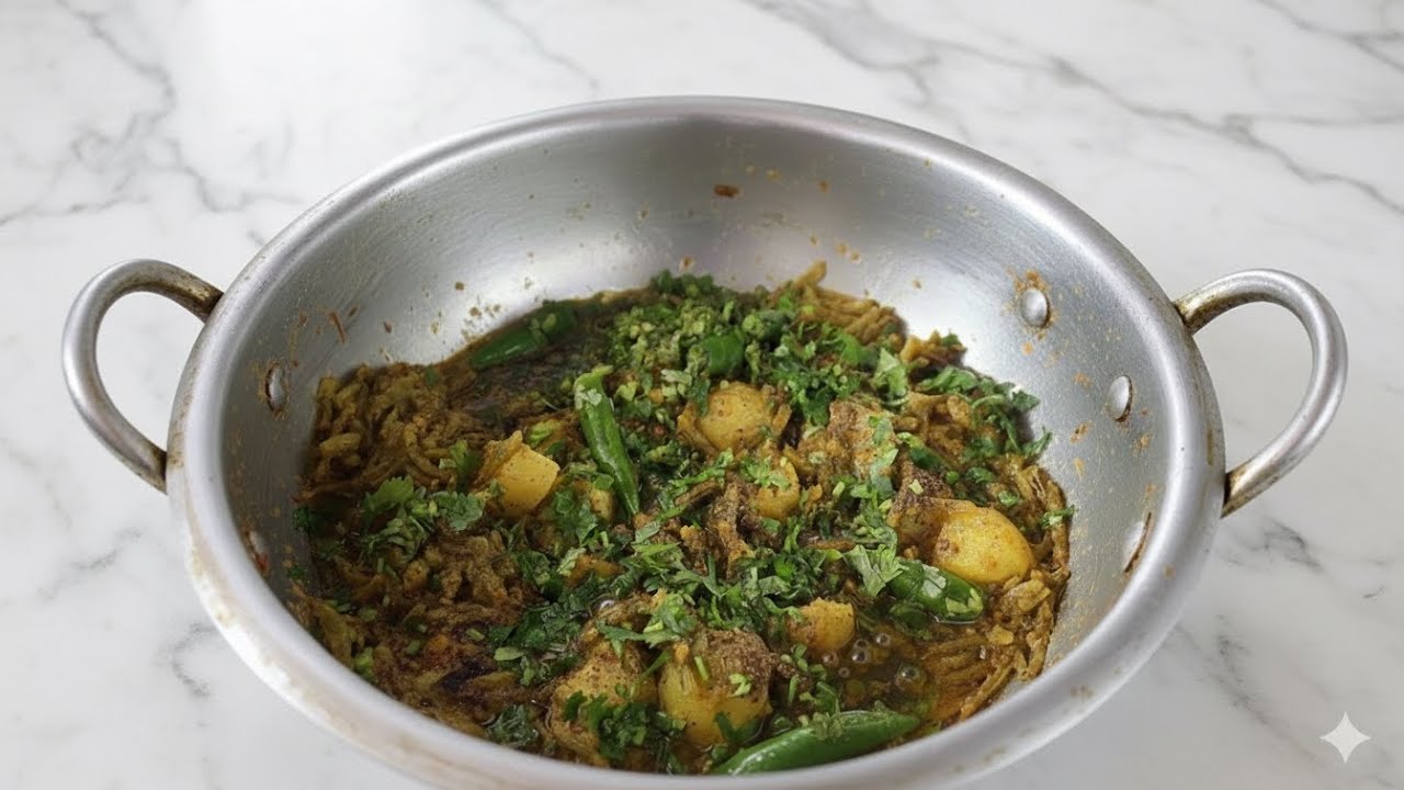 Aloo moogray recipe|￼sabzi recipe|آلو مونگرےکی لذیذ سبزی