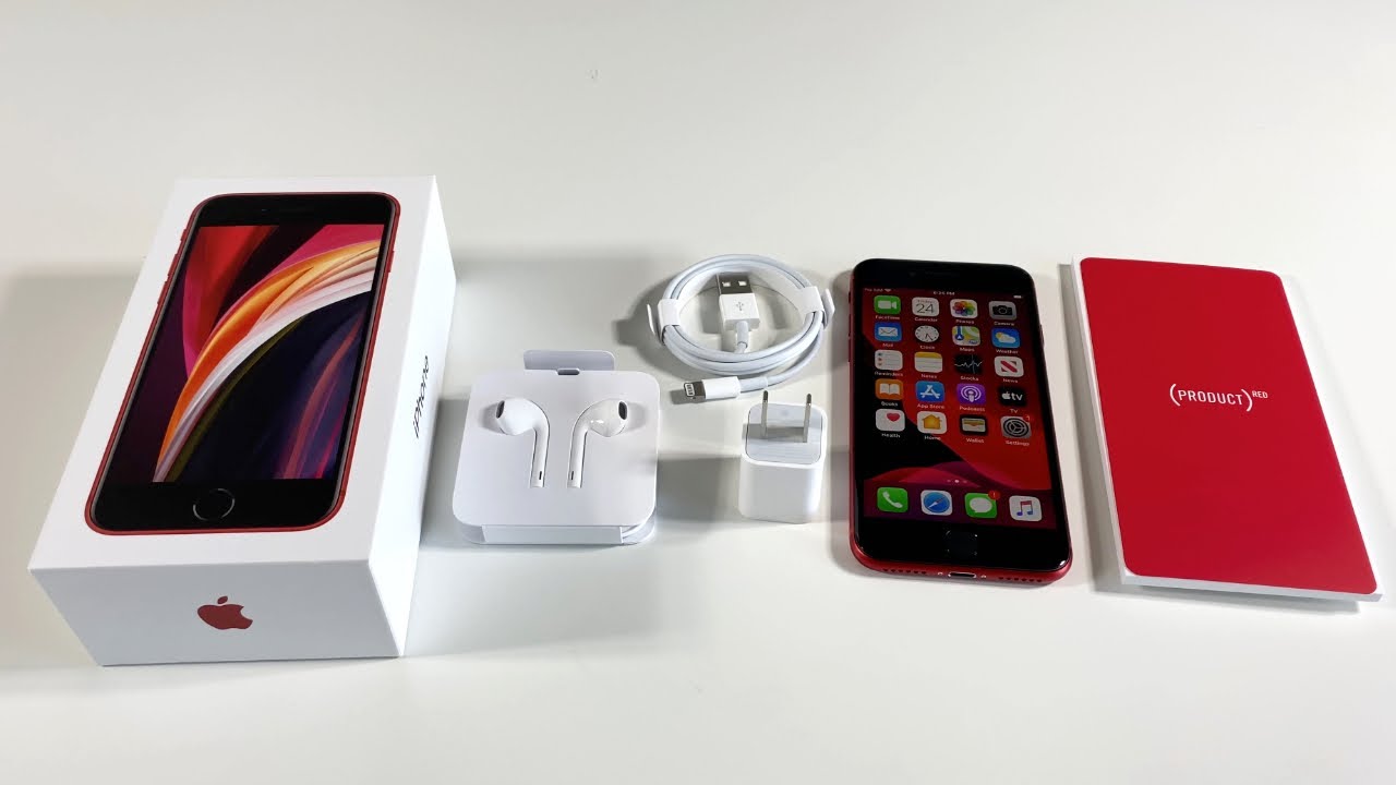 Распаковка iPhone SE: Красный!