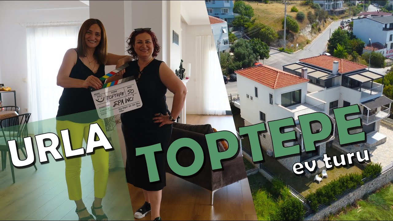 İZMİR URLA TOPTEPE - YAZ KIŞ KEYİFLE YAŞAYABİLECEĞİNİZ VİLLA (EV TURU)