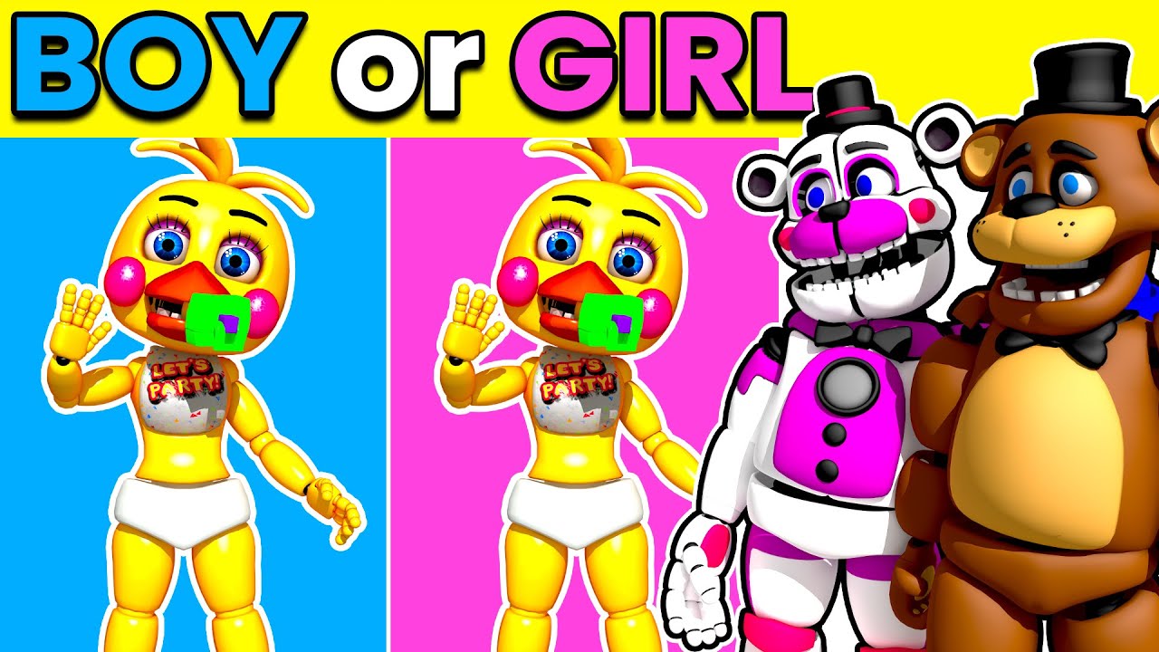 Toy Chica GENDER REVEAL PARTY!? in VRCHAT with Freddy and Funtime Freddy