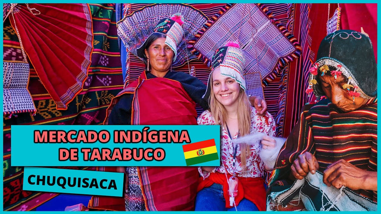 TARABUCO 🌈 El Mercado Indígena y la feria artesanal textil más bonita de CHUQUISACA en BOLIVIA