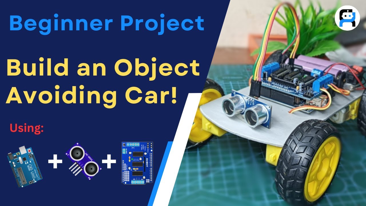 Arduino-based object avoiding car using a Hc-sr04 ultrasonic sensor and L298N motor  driver shield