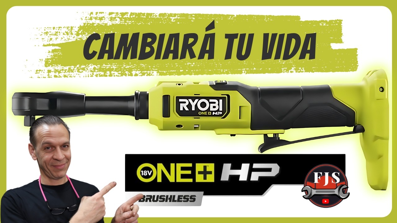 CARRACA ELECTRICA EXTENDIDA RYOBI Quizá una de las mejores herramientas que debes tener.