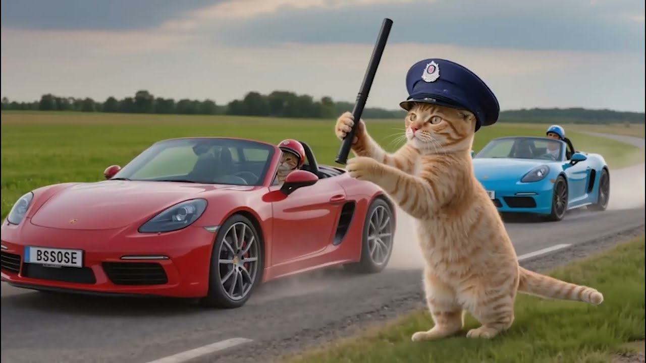 Mama Cat and Red Kitten: Funny and incredibly great helpers😽🐈 ♡🐾ᓚ₍⑅^..^₎♡