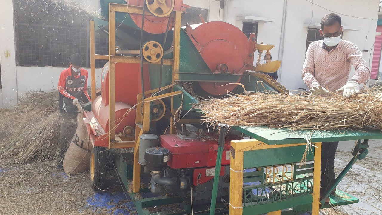 BRRI উদ্ভাবিত নতুন ধান মাড়াই মেশিন | সবথেকে লেটেস্ট ধান মারা মেশিন #brridhanmaraymeshine