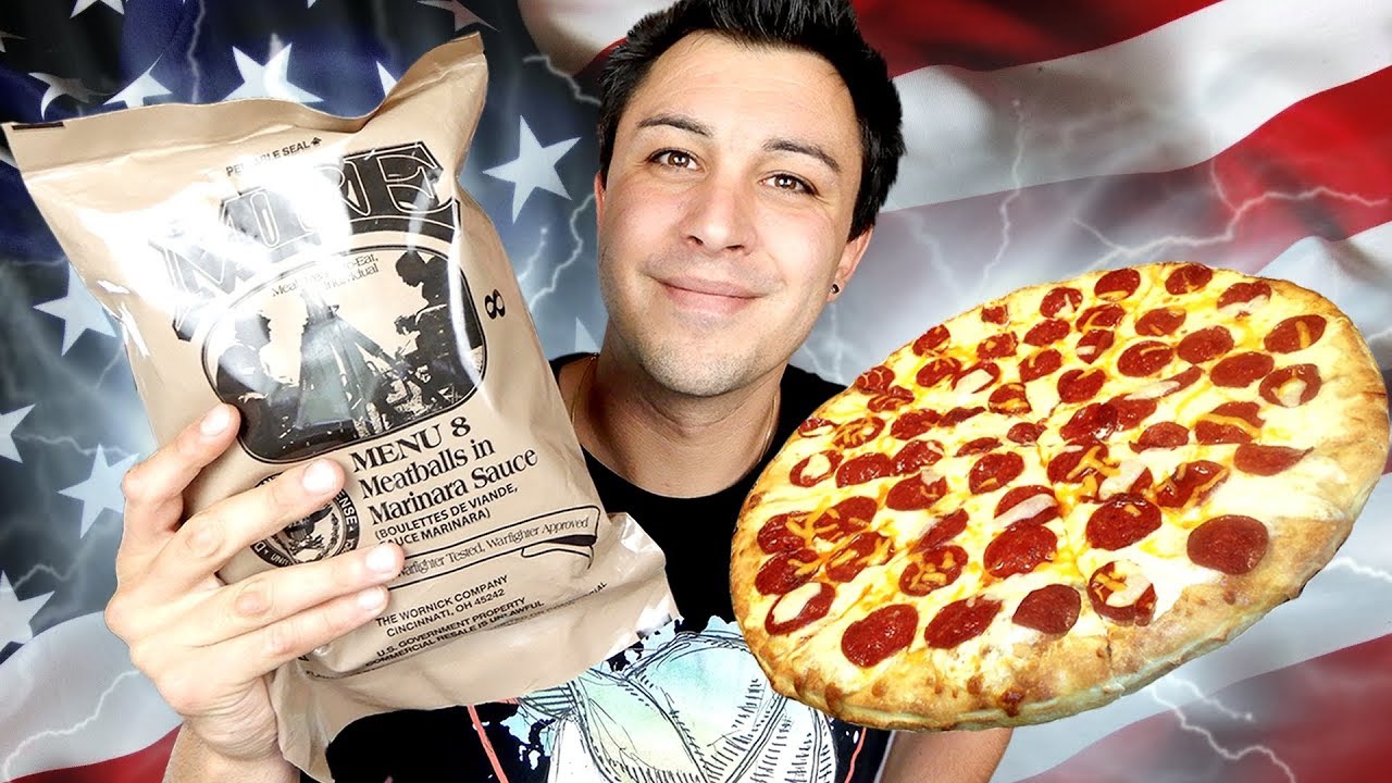 JE TESTE LA RATION MILITAIRE PIZZA PEPERONI !