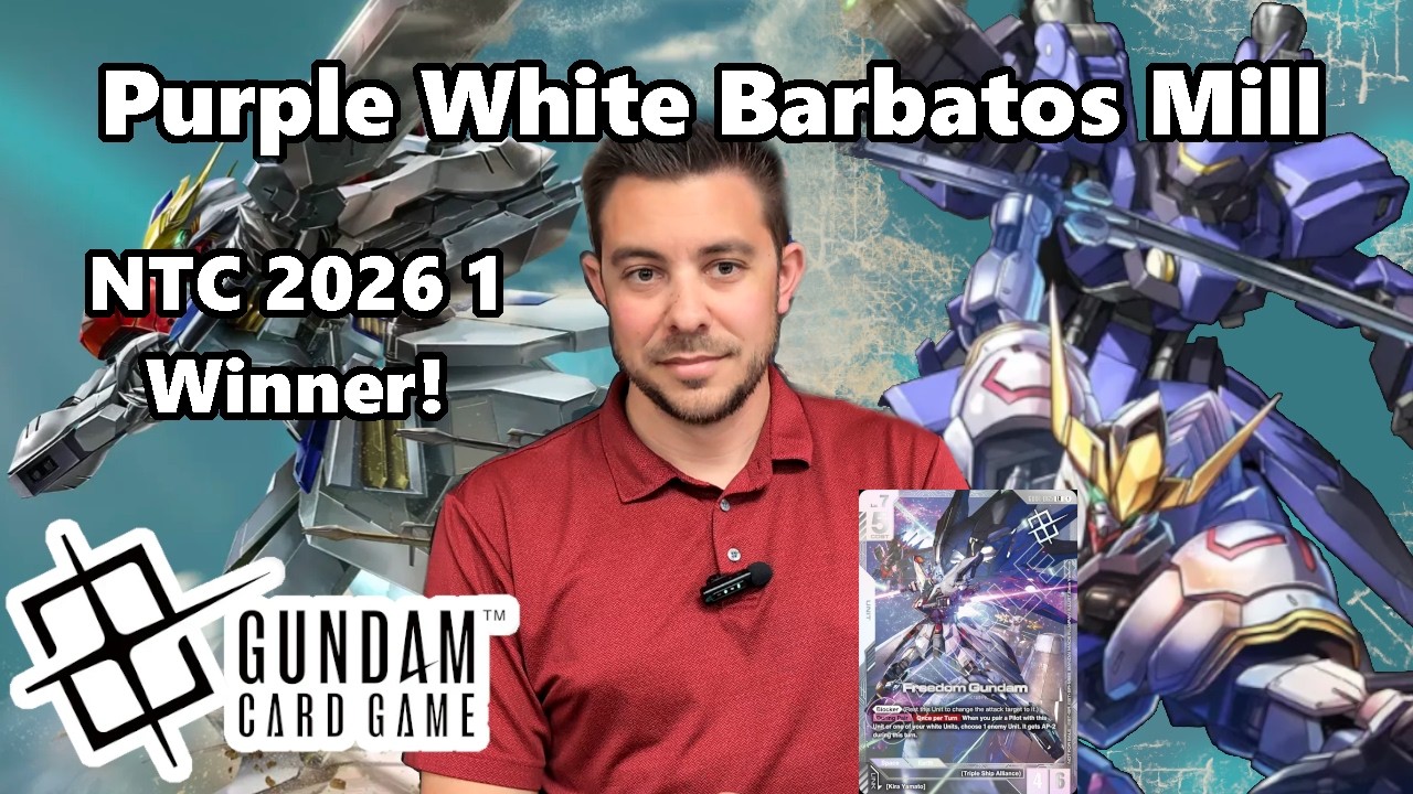 Победитель конкурса Newtype! Карточная игра Purple White Barbatos Gundam.