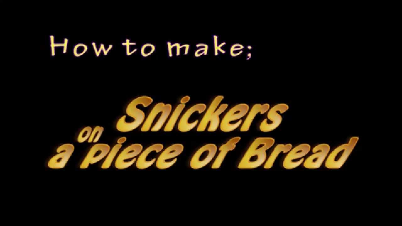 How to make Snickers on a Piece of Bread (Brunost & Nugatti)