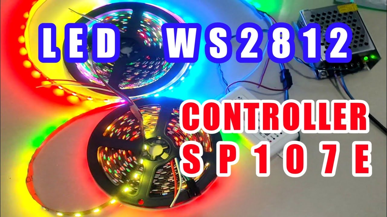 Cara Menyambung Controller SP 107E ll Led WS2812 Dan Power Supply