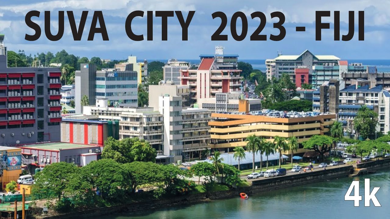 Suva City , Fiji 4K By Drone 2023