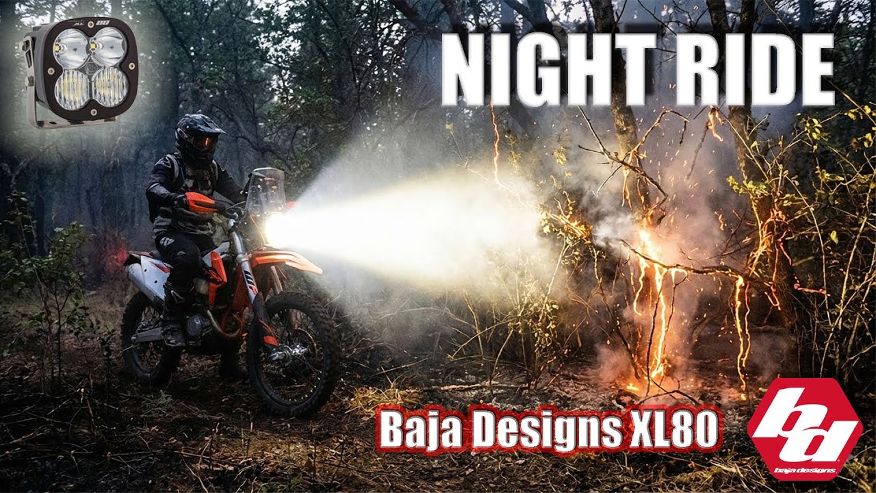 Dual sport night ride with a XL80