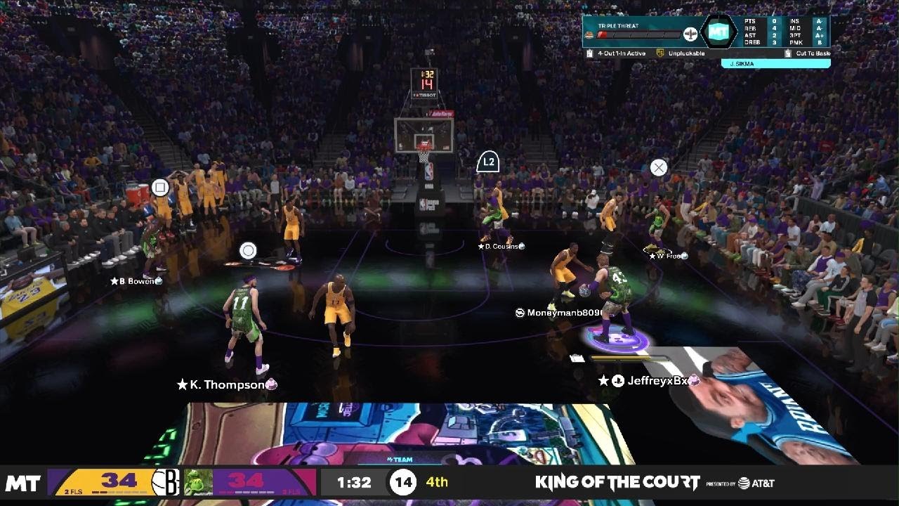 King of the Court Game Winng Buzzer Beater WORLD B FREE