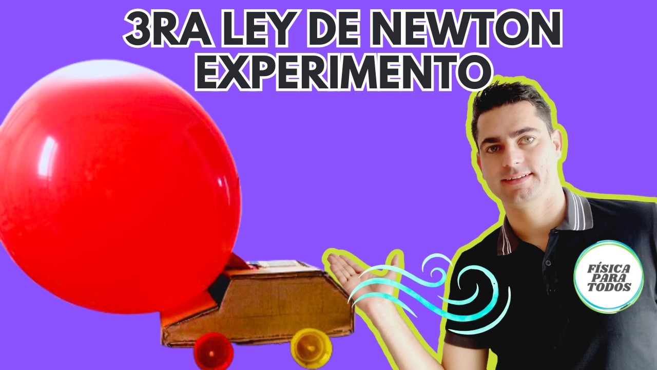 Carrito de cartón que anda solo - 3ra ley de Newton