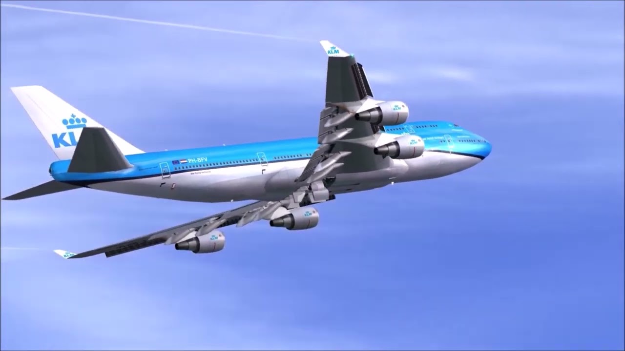 KLM BOEING 747 DEPARTURE  PRINCESS JULIANA INTL. AIRPORT ST. MAARTEN