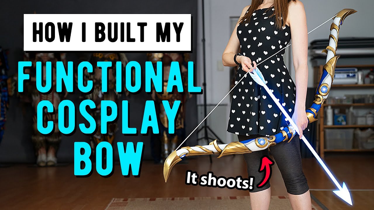 I made a functional PVC Bow for Cosplay!