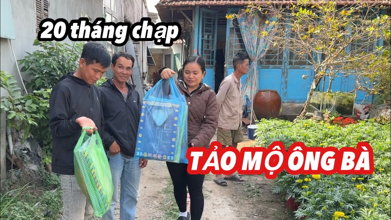 3 Chú Cháu Về An Giang Tảo Mộ Ông Bà Những Ngày Cận Tết| Bông Lúa Đồng Tháp