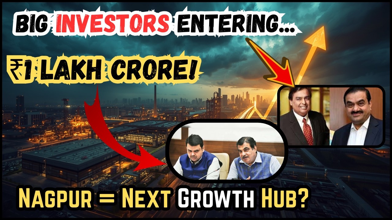 ₹1 Lakh Crore Investment in Nagpur! Mahindra Mega Plant + Adani Projects | Nagpur Real Estate Boom