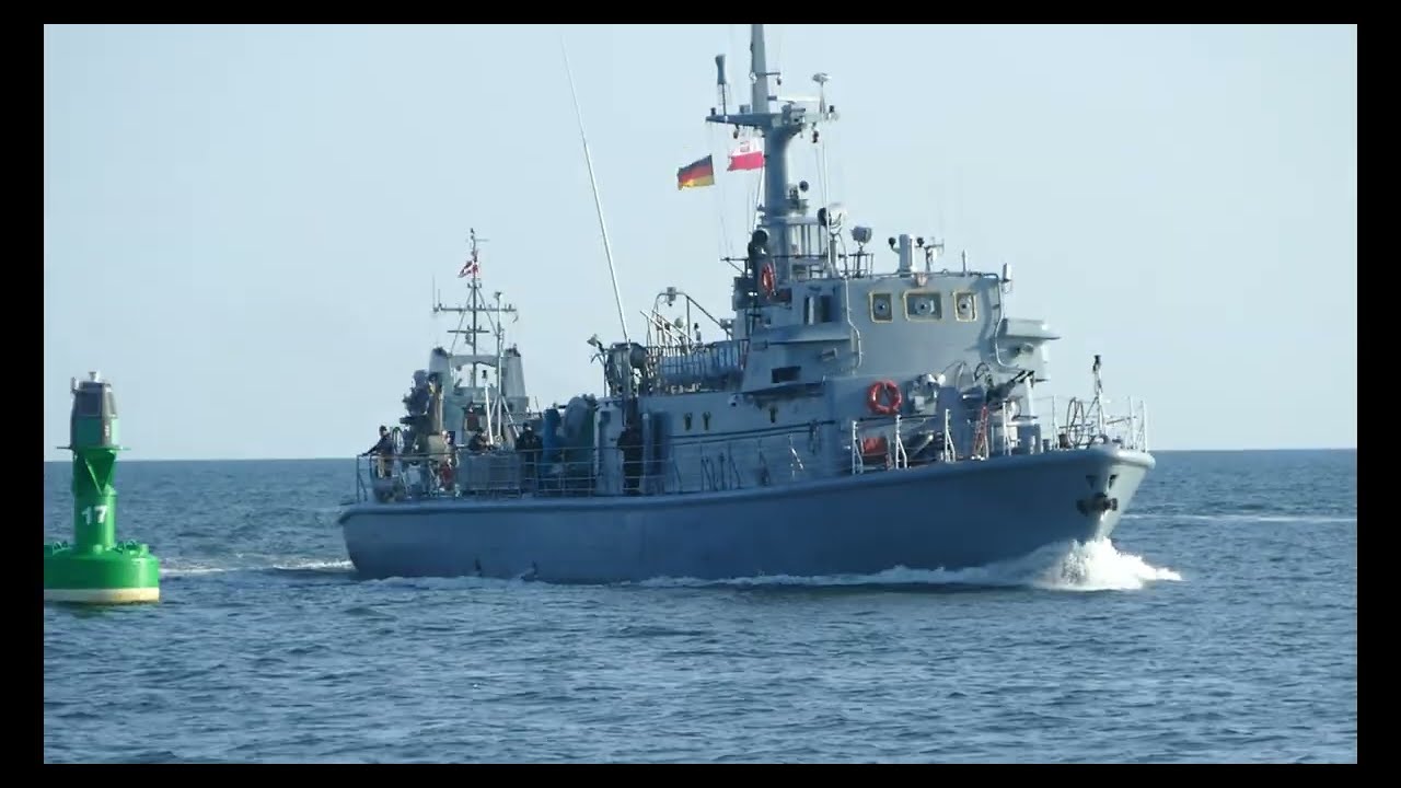 NATO-Schiffe in Warnem&uuml;nde - Baltops 2025 | Korvetten und Minensucher | 4K