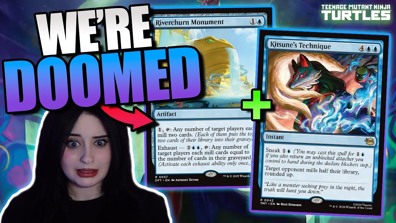 This New TURN 4 Mill Combo Deck is DISGUSTING.. | TMNT Standard MTG Arena