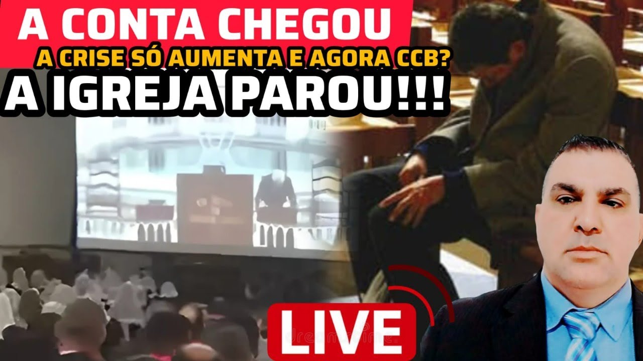 CCB- A CONTA CHEGOU DEPOIS DE ANOS INGNORANDO A VERDADE,OS TEMPLOS ESTÃO FICANDO VAZIOS #ccboficial