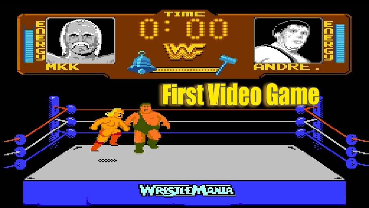 Hulk Hogan vs. Andre the Giant | Wrestlemania | WWf First Video Game | Nintendo Entertainment System