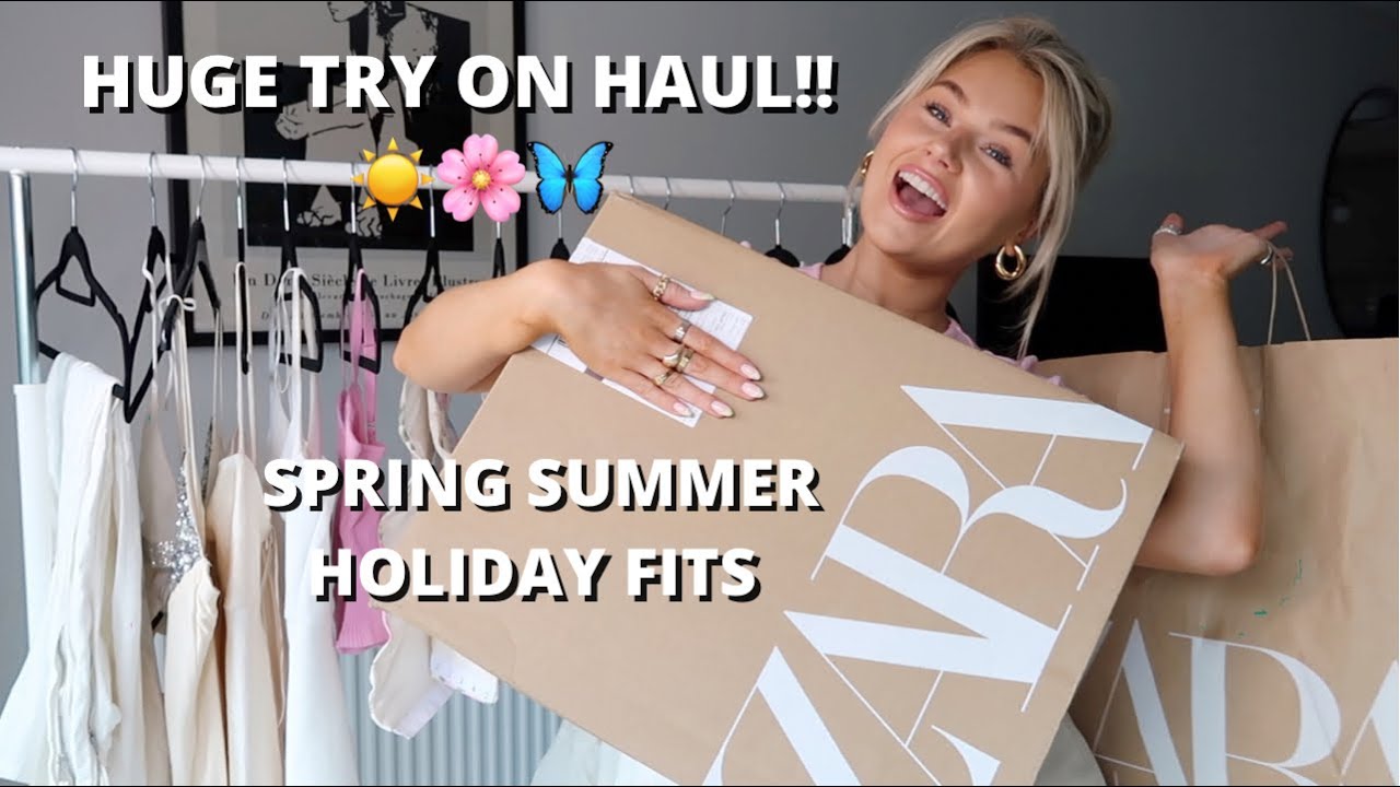 NEW ZARA TRY ON HAUL!! SPRING SUMMER PIECES | HOLIDAY OUTFITS