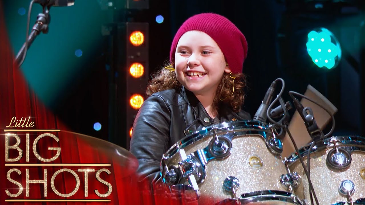 9-Year-Old Drummer MILANA Gets The ULTIMATE Surprise! 🥁 | Little Big Shots