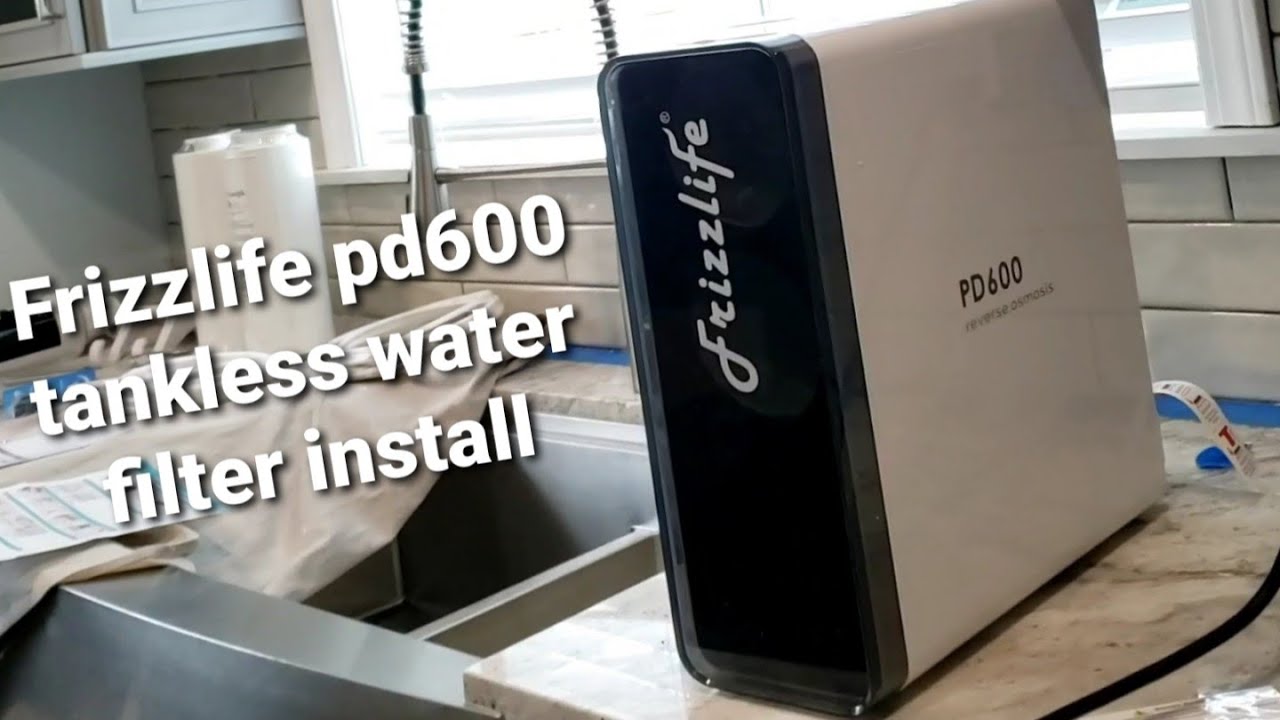 Установка безнапорного фильтра для воды Frizzlife PD600