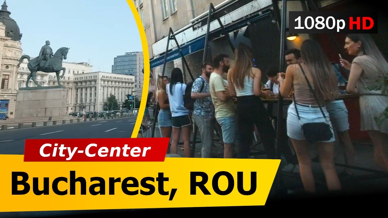 🔴 Bucharest, ROU • Driving in City-Center on Calea Victoriei【Weekend Edition】 Bucuresti, Romania