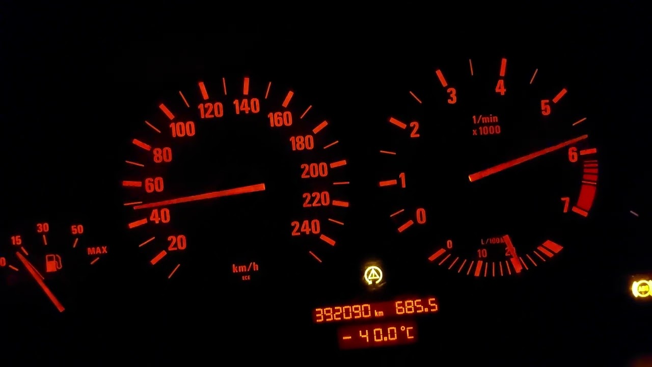 BMW E39/523i (170hp) Stock M52B25 - Acceleration 0-100km/h