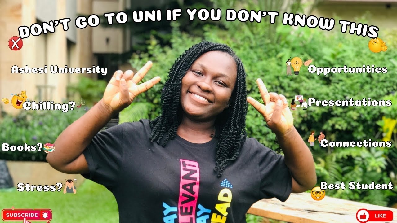 What YOU Must Know Before Coming To Ashesi University📚😎#Ashesi #knust #universityofghana #ucc #uew